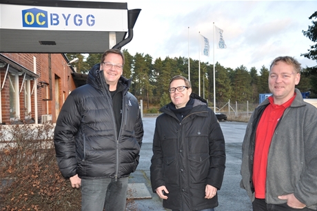 Tre av fyra delägare Mats Swahn, Henrik Hellsund och Roger Wilhelmsson. 
