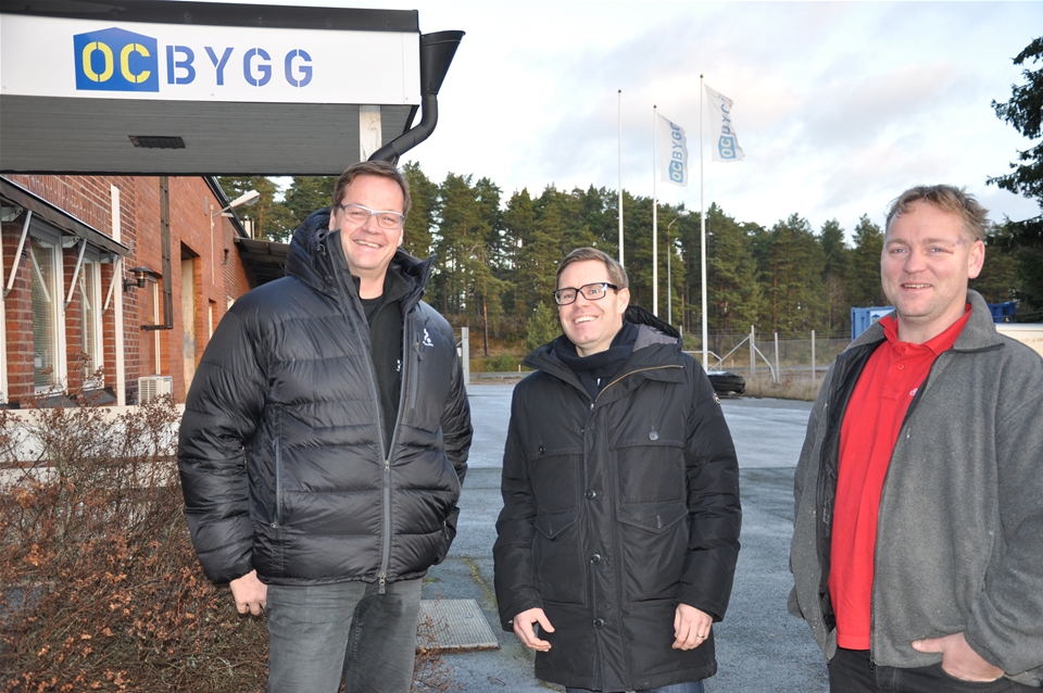 Tre av fyra delägare Mats Swahn, Henrik Hellsund och Roger Wilhelmsson. 